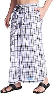 Gowri Tex Elastic Premium Cotton Lungis Pack Of 1