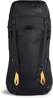 THE NORTH FACETerra Backpacking Backpack, TNF Black/TNF Black, L-1X 65 L