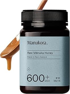 UMF 16+/MGO 600+ Raw Mānuka Honey (500g/1.1lb) Authentic Non-GMO New Zealand Honey, UMF & MGO Certified, Traceable from Hive to Hand