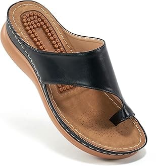 Sandals for Women Wedge Shoes: Comfortable Orthopedic Sandals Womens Dressy Summer Flip Flops Casual Walking Wedges