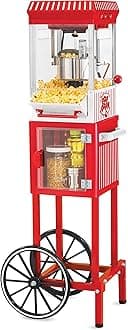 Nostalgia Electrics 48-Inch Vintage Collection Popcorn Cart Vintage Popcorn Cart (Parallel Import)