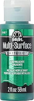 Multi-Surface Metallic Paint in Assorted Colors (2 oz), Metallic Malachite