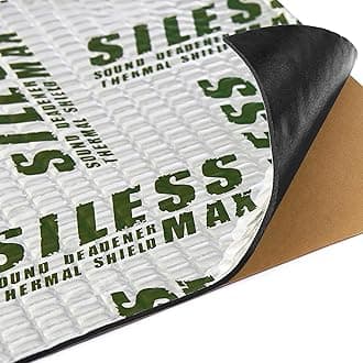 Siless Max 120 mil (3mm) 30 sqft Car Sound Deadening mat - Butyl Automotive Sound Deadener - Noise Insulation and Vibration Dampening Material (30 sqft)