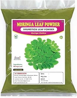 3V PRODUCTS Moringa Leaf Powder 100g | Drumstick Leaf | Moringa Oleifera Leaf | Murungai Keerai | Sahjan