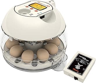 R-Com PX-10P Plastic/Metal Model 10 Pro Automatic Digital Auto-Turning Egg Incubator Plus with APS