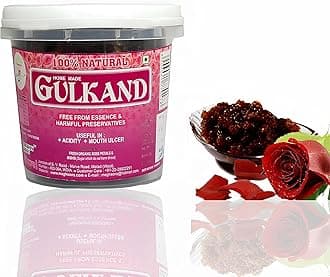 Healthy Habits By Meghsons Herbal Homemade Natural Gulkand (Rose Petal Jam) | 100% Natural | Sun Dried | Nature's Coolant