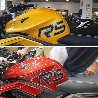 labelbike - 3D Resin Stickers Decorations and Side Protections of Motorcycle Tank compatible with Triumph Street Triple 765 RS 2023