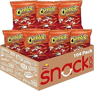 Cheetos Crunchy Cheese Flavored Snacks, 1 Ounce (Pack of 104)