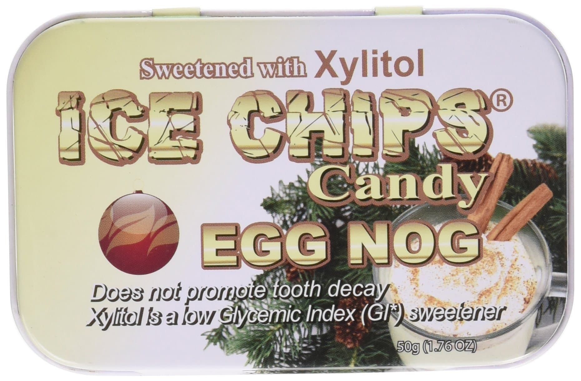 Ice Chips Candy Egg Nog Xylitol Mints single pack