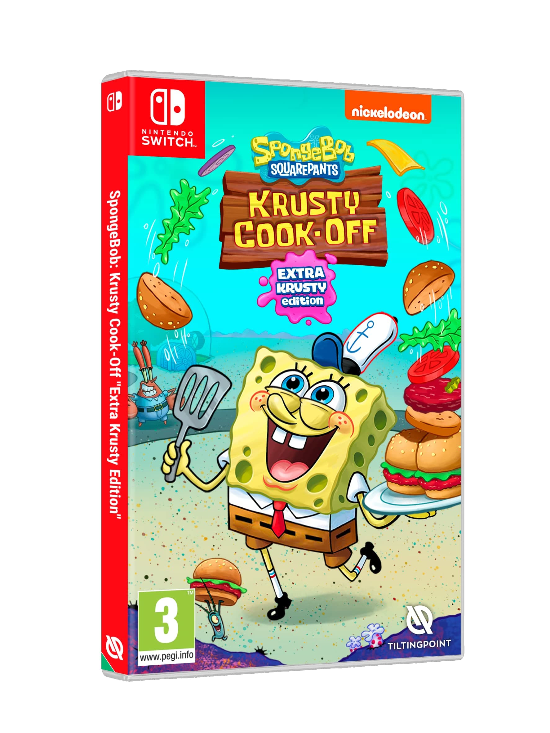 Nighthawk Interactive SpongeBob: Krusty Cook-Off Extra Krusty Edition - Switch - PEGI Version