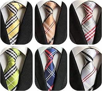 WeiShang Classic Men's Silk Tie Necktie Woven JACQUARD Neck Ties