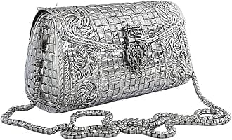 Trend Overseas women gift bridal bag Brass Metal Clutch Sling Bag Indian Ethnic Antique clutch