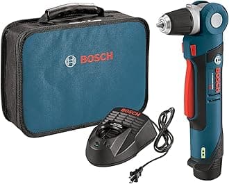 BOSCH PS11-102 12V Max 3/8 In. Right Angle Drill/Driver Kit with 2.0Ah Lithium Ion Battery