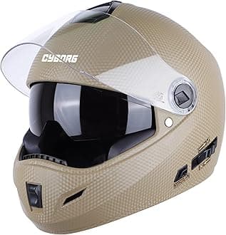 Steelbird Cyborg Double Visor Full Face Helmet