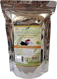 Alavi Soursop Leaves 240 Leaves With Stems Powder | Graviola | Hanuman phal | Laxman Phal | Mullu Chitta | Dry Leaves for sales