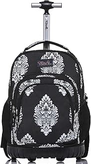 TilamiRolling Backpack 18 inch Boys and Girls Laptop Backpack