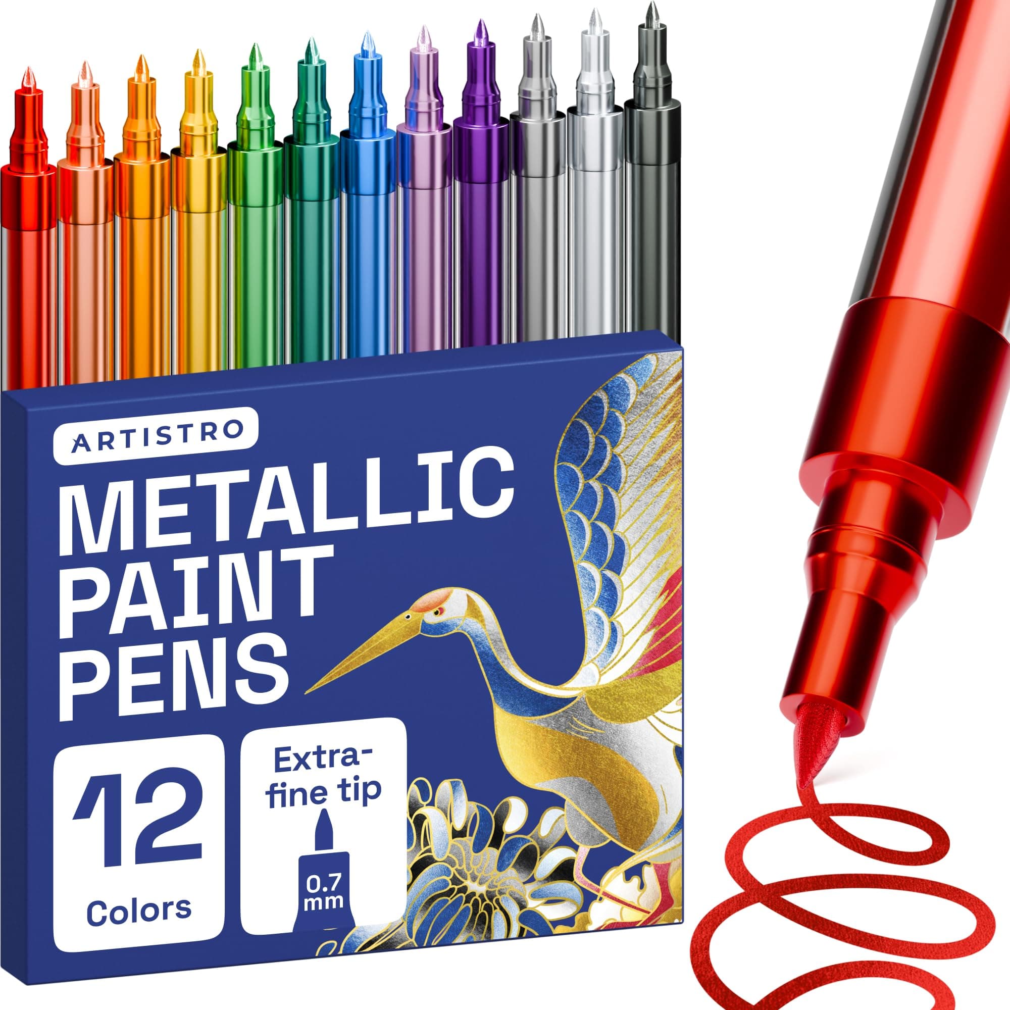 Metallic paint pens