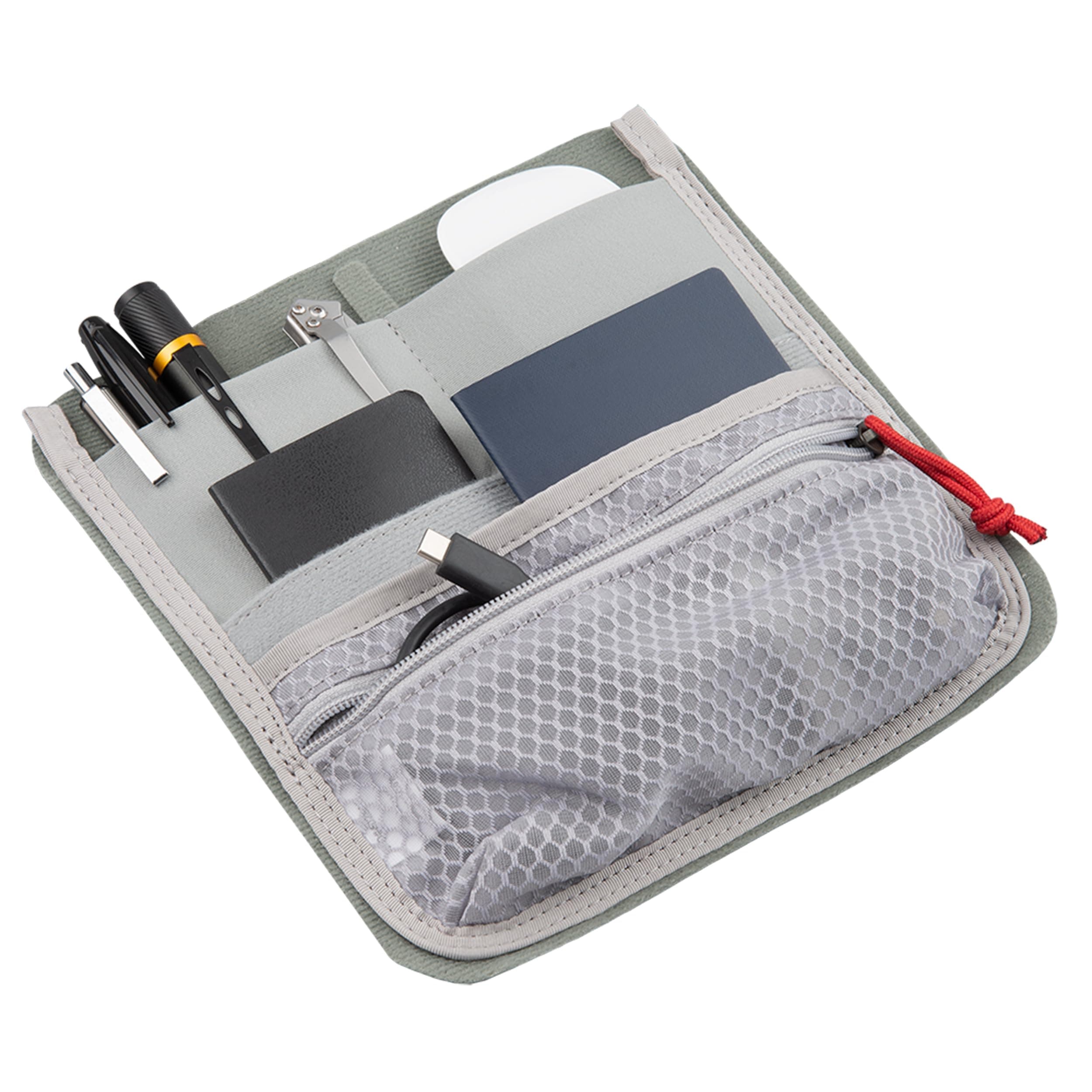 Vertx Multi Pocket Organizer Insert Admin for Backpack, Bag Organization, Hook and Loop Attachment