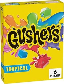 Betty Crocker Fruit Gushers Tropical Flavors 4.5 OZ