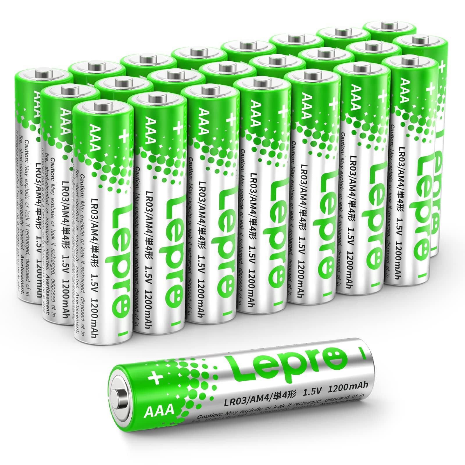 AAA Batteries 24 Pack, Triple A Batteries with Ultra Long-Lasting Power – High Performance,1.5V Leak-Proof, Corrosion-Resistant Alkaline AAA Batteries, Ideal for Home & Office Devices