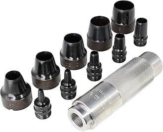 Pro 66010 3 mm To 20 mm Metric Hollow Punch Set