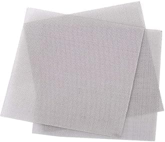 LTKJ 3pcs Stainless Steel 50 Mesh Micron True Filtration Screen Fine Wire Filter 3.94 x 3.94inch