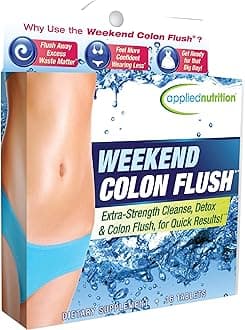 Applied Nutrition Weekend Colon Flush - 16 Tablets - Eliminate Several Pounds of Waste Matter in Just 3 Days - 8 Servings