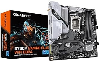 GAMING PLUS WIFI DDR4 LGA 1700 Intel B760 M-ATX Motherboard with DDR4, 2 x M.2, PCIe 4.0, USB 3.2 Gen 1 Type-C, WiFi 6GbE LAN, Q-Flash Plus, PCIe EZ-Latch