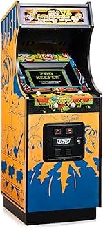 Numskull Quarter Arcades Zoo Keeper Collector's Edition Mini Arcade - 1/4 Scale Authentic Wooden Replica, Original ROM, Rechargeable Battery & 3W Speakers for Retro Enthusiasts [video game] [Custom]