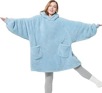 BedsureUnisex Adult Short Velvet Wearable Blanket wearable-blankets (pack of 1)