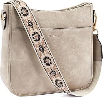 BOSTANTEN Leather Handbags Designer Shoulder Bucket Bag Crossbody Purses for Women