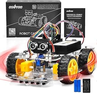 IoT Smart Robot Car Kit for Arduino – Classroom STEM Robotics Kit with WiFi & Bluetooth Control, Coding & Electronics Learning Platform for Schools