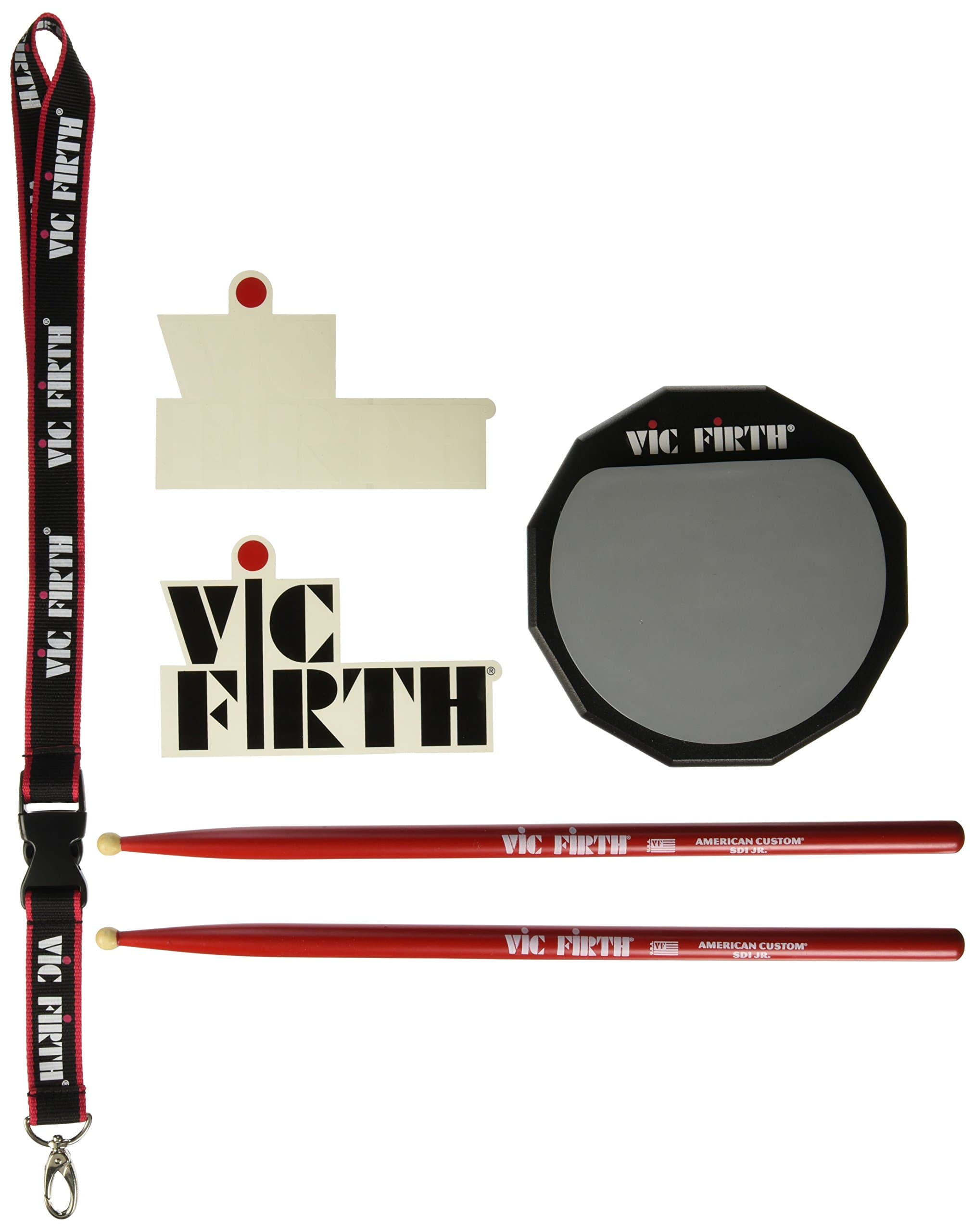 Vic Firth Launch Pad Kit Includes: 6 Practice Pad SD1JR and Activity Book