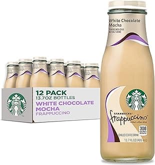 Frappuccino Coffee Drink, White Chocolate Mocha 13.7 fl oz Bottles (12 Pack)