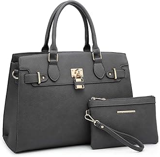 Dasein Women Handbags and Purses Ladies Shoulder Bag Top Handle Satchel Tote Work Bag with Wallet