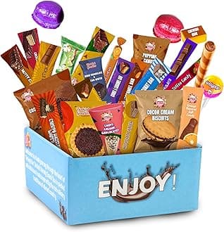 Foreign Candy Around The World Box - Turkish Snack Box - European Snacks Crate - Bite Sized Foreign Exotic Treats - Variety of Unique Sweets and Savory Snacks from Turkey - 24ct