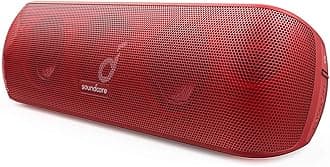 Anker Soundcore Motion+ Bluetooth Wireless Speaker, Hi-Res 30W Audio, Extended Bass and Treble, Customizable EQ, 12-Hour Playtime, IPX7 Waterproof, USB-C, HiFi Portable Speaker with App - Red
