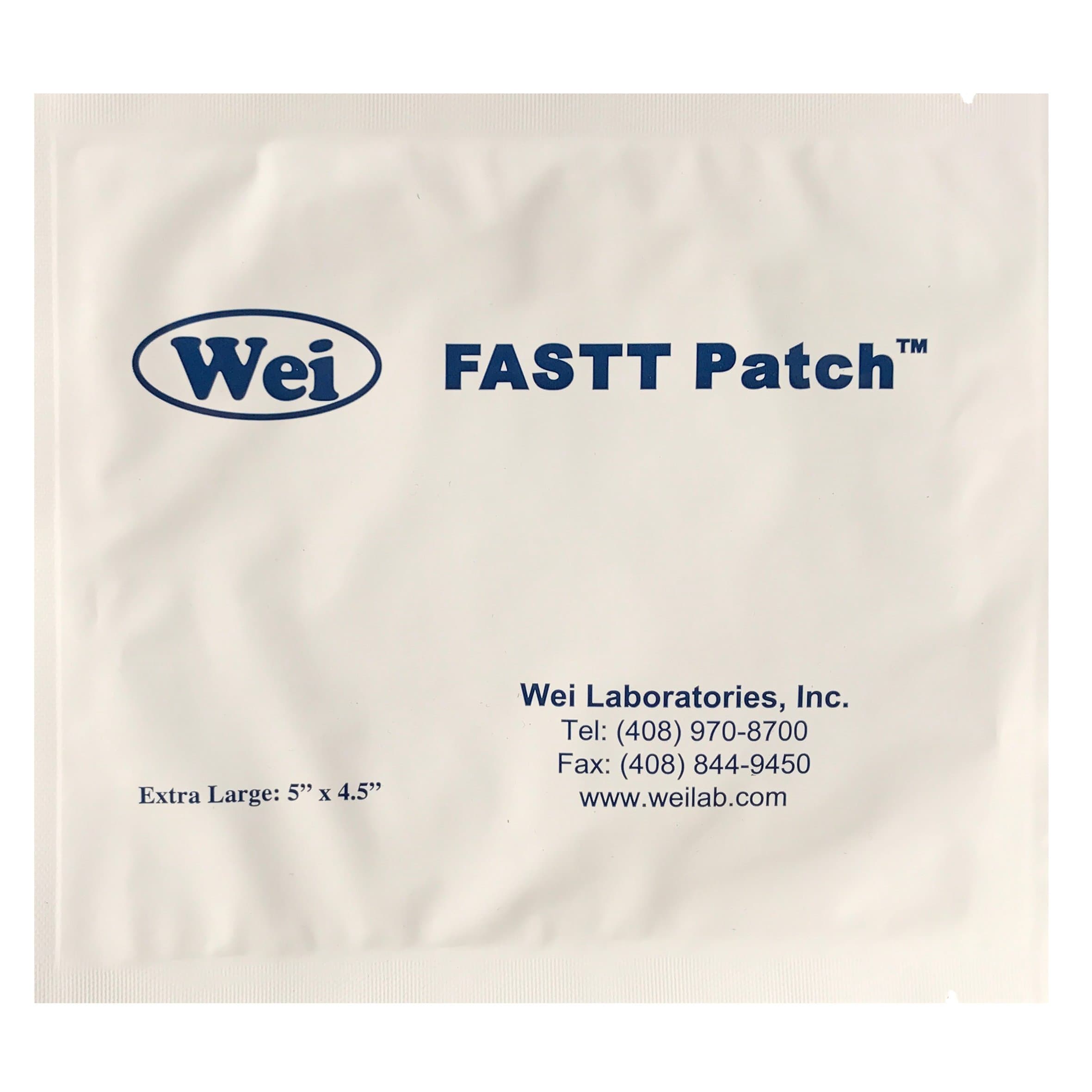 Wei Laboratories, FASTT Patch Extra Large 5" x 4.5"