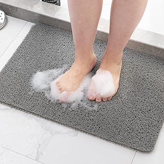 Hargiis Non Slip Bathtub Mat,Anti Slip Shower Mat,Fast Drying Bath Tub Mats,Foot Scrubber Mat,Anti Slip Mat for Tub,Floor,Bathroom,Home,Kitchen,Hotel