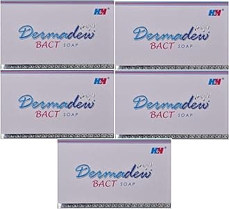 H & H Dermadew Bact Soap 75gm- Pack of 5