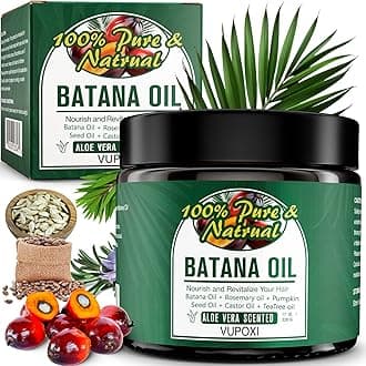 5-in-1 Batana Oil for Hair Growth | Liquid Blend with Rosemary, Pumpkin, Tea Tree, Castor Oil - 180mL (6.3 fl.oz)