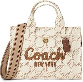 COACH Women's Denim Patchwork Cargo Tote