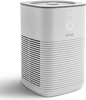 LEVOIT Air Purifier For Home Bedroom,Available For California,Dual H13 Hepa Filter Remove 99.97% Dust Mold Pollen Pet Dander,Desktop Air Cleaner For Smoke,Odor With Aromatherapy,100% Ozone Free,White