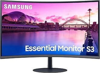 Samsung LS27C390EAUXXU 27" Curved FullHD 1080p Monitor with Speakers - 1920x1080, HDMI, Displayport, Freesync