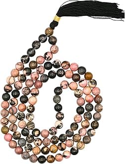 Amazing Gemstone Japa Mala 108 Prayer Beads Necklace and Wrist Mala Bracelet for Meditation