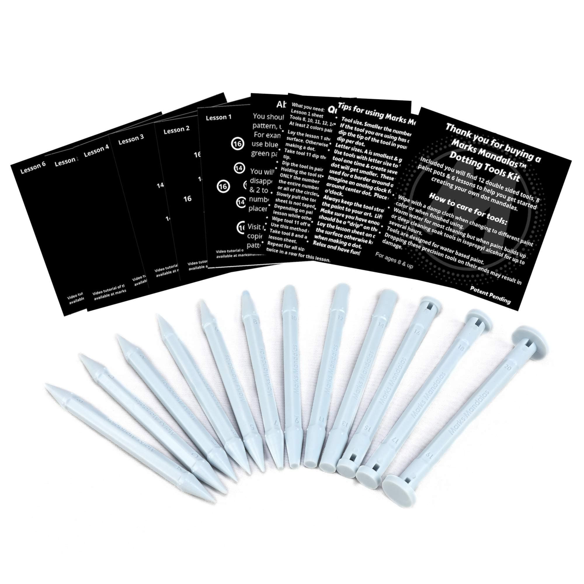 Marks Mandalas Dotting Tool Set 24 Sizes
