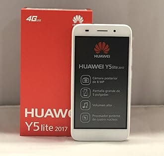 Huawei Y5 Lite (2017) Dual-SIM 8GB ROM + 1GB RAM (Only GSM | No CDMA) Factory Unlocked 4G/LTE Smartphone (White) - International Version