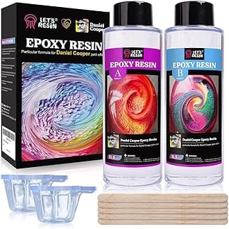 Bubble Free Epoxy Resin, 23oz Crystal Clear Resin Kit for Crafts, Jewelry,Art, Casting, DIY Art Kit with Cup, Stir Stick for Adults, Beginners