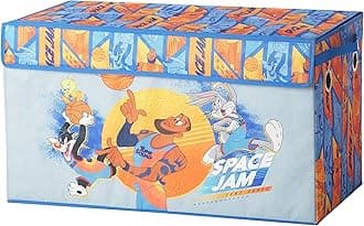 Idea NuovaSpace Jam A New Legacy Collapsible Durable Toy Storage Trunk with Lid