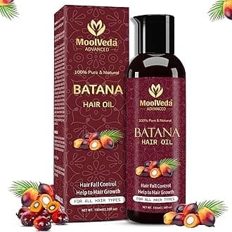 Pure Batana Oil for Hair Growth By Dr Sebi Sourced From Honduras | Promotes Thicker, Shiny, Stronger & Healthy Hair | Pure Dr Sebi Batana Oil for Hair Growth and Hair Fall Control | 100 ml